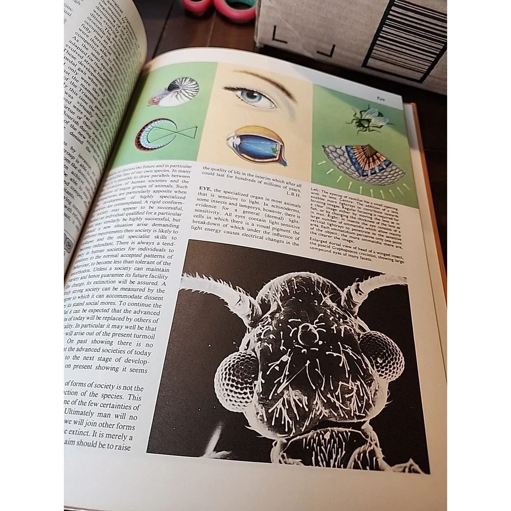 Encyclopedia of the Animal World Vol 8 Vtg 1972 Enzymes - Follicle Mites
